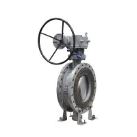 Supapă fluture cu flanșă