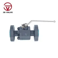 Supapă cu bilă din oțel forjat din oțel din două piese, acționată cu pârghie, port complet, 1 "NPT, 316 Oțel inoxidabil